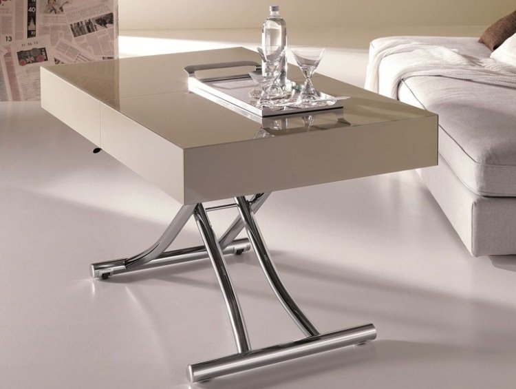 höjdjusterbart-soffbord-BOX-Ozzio-Design-beige-rektangulär-bordsskiva