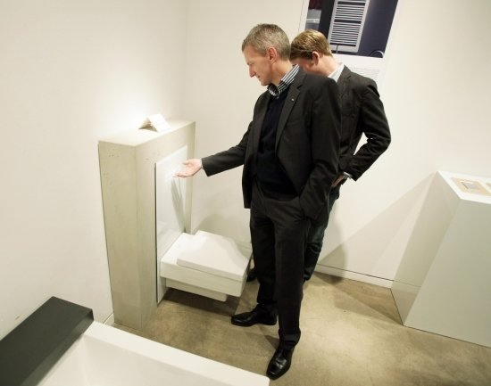Hi-tech toalett-vit keramik badrumsdesign
