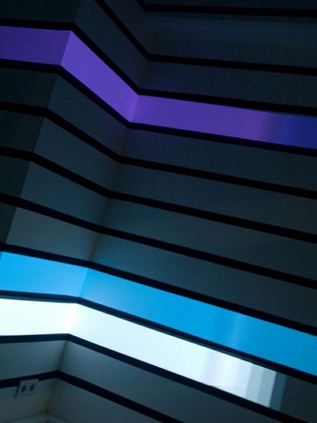 LED -lampor modern väggdekoration