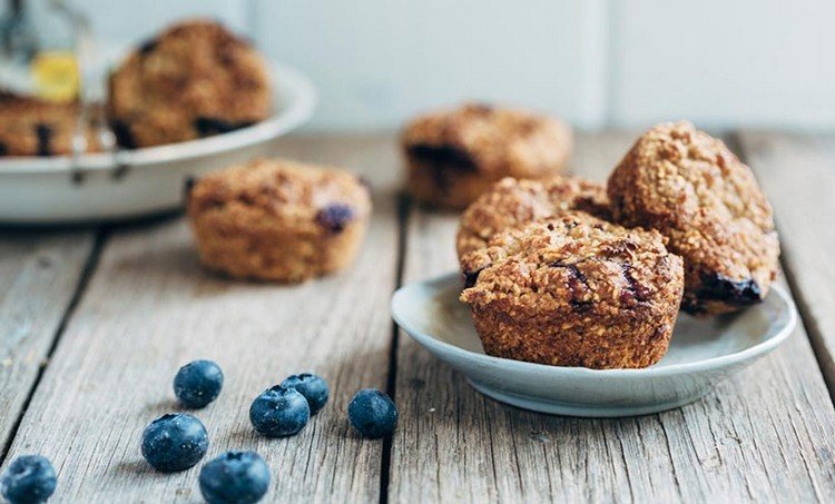 blueberry muffins recept high carb äta plan dessert