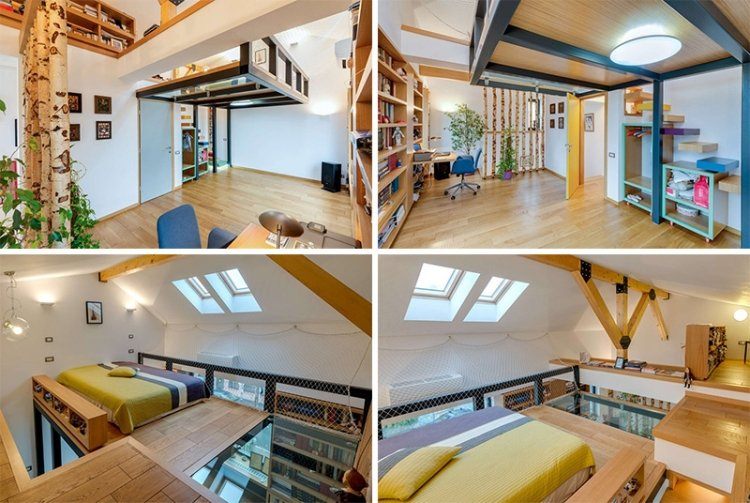 Loft-säng-vuxna-platsbesparande-liten-lägenhet-trä-modern-björk-dekoration