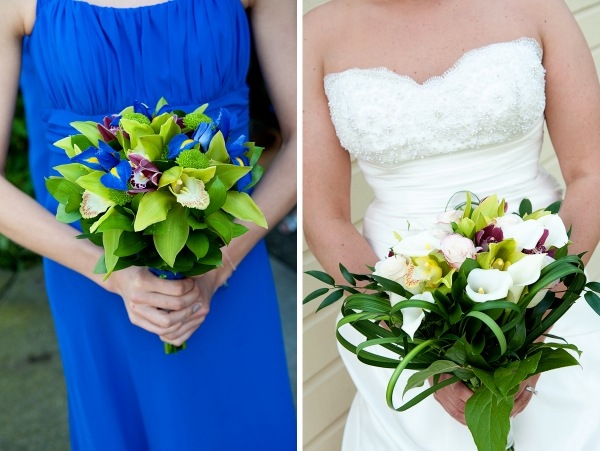 bröllop-bukett-klänningar-blå-vita-trender