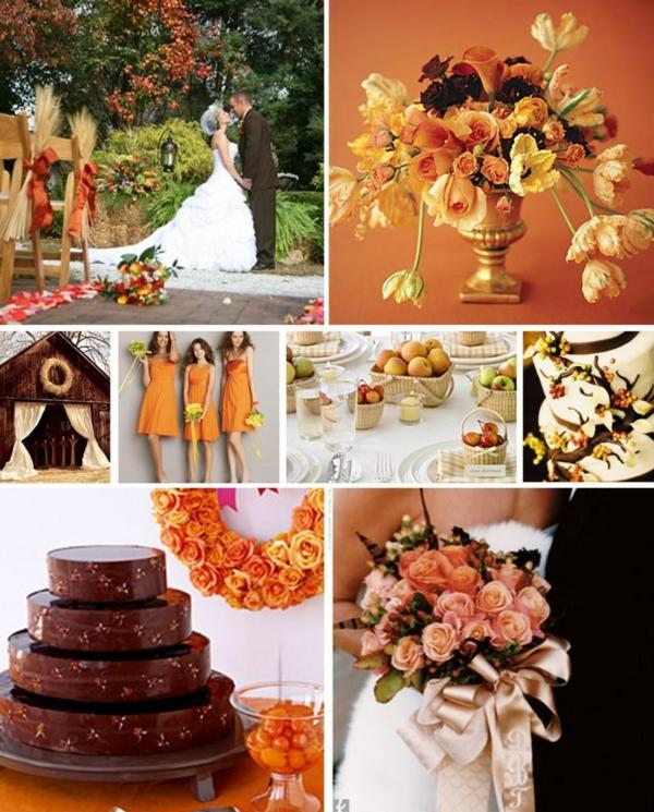 Chokladtårta-bord-dekoration-bås-bröllop-på hösten