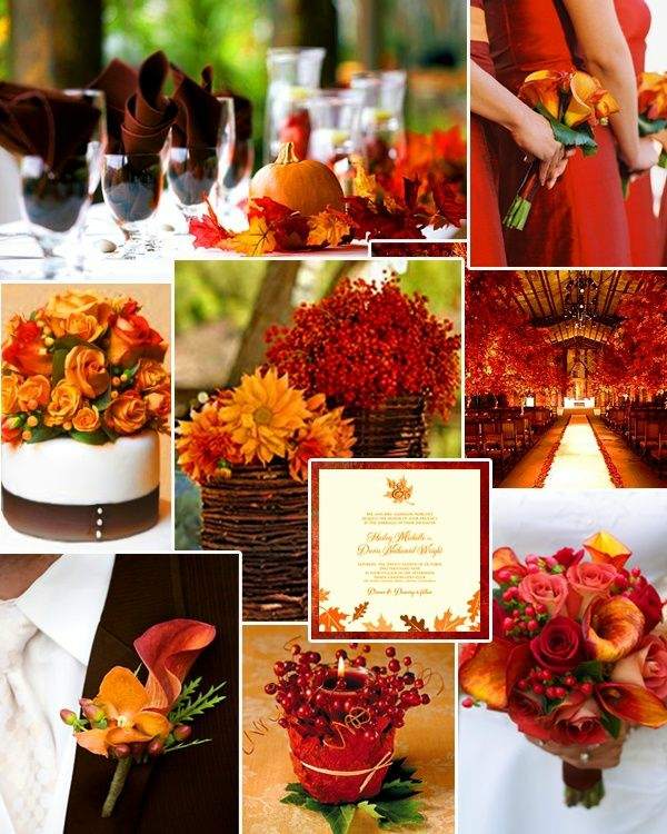 röd-orange-färger-bord dekoration-bröllop