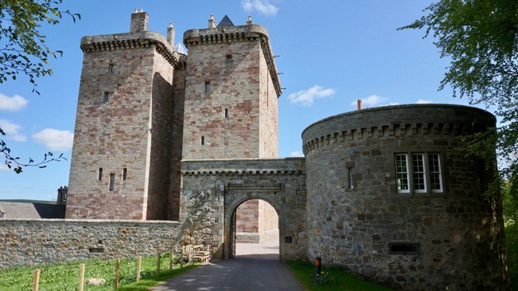 Bröllopsslott Bröllop Borthwick Castle Skottland Romantiska slott Europa
