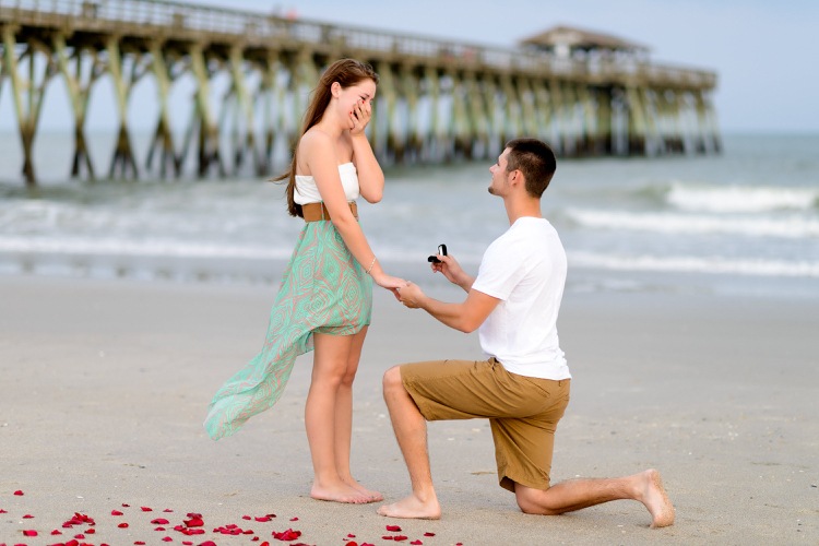 Bröllopsförslag idéer -romantisk-havs-förlovningsring