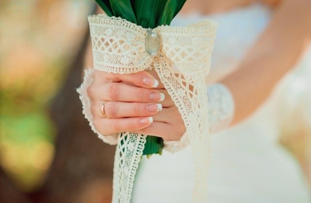 bröllop naglar-bilder-fransk-vit-elegant