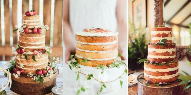 bröllopstårta utan fondantidéer-trend-dessert-dekoration