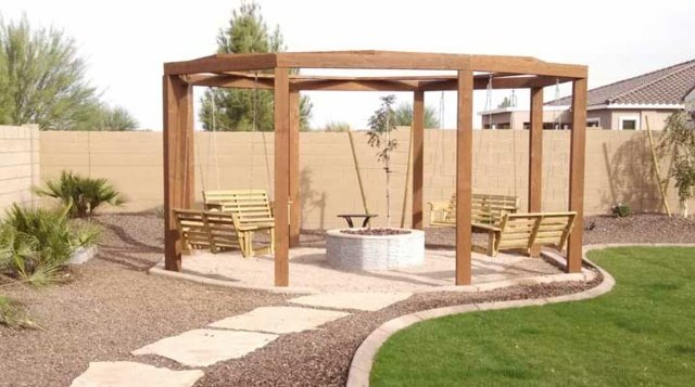 Swing garden bygg dig själv idéer design säkerhet