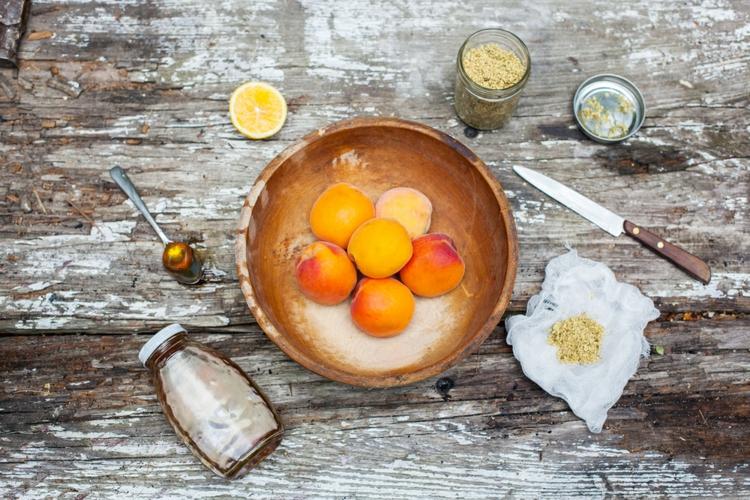 ingredienser torkade fläderrecept sylt honung frukt aprikoser