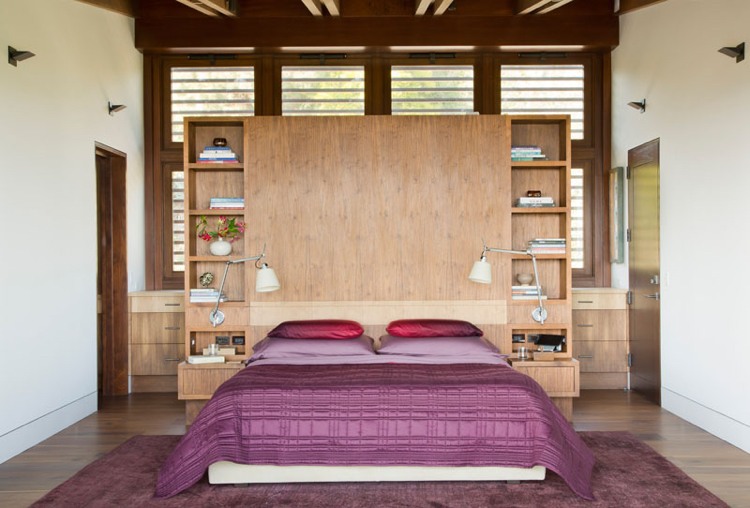 trä sovrum säng sänggavel nattduksbord konstruktion
