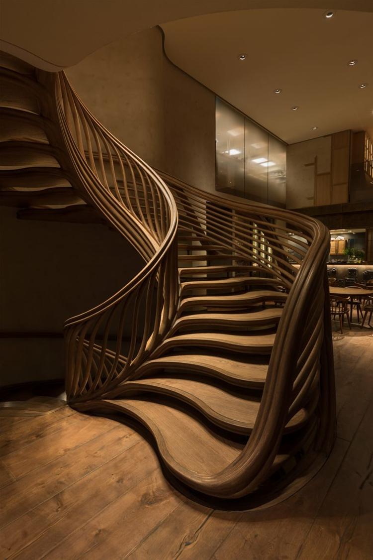 göm restaurangen london spiraltrappa spektakulär designatmosfär