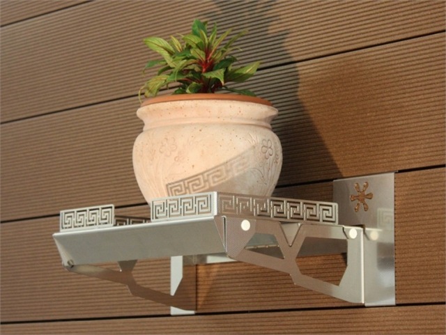 träpaneler för fasadväxthållare metall dekorativa
