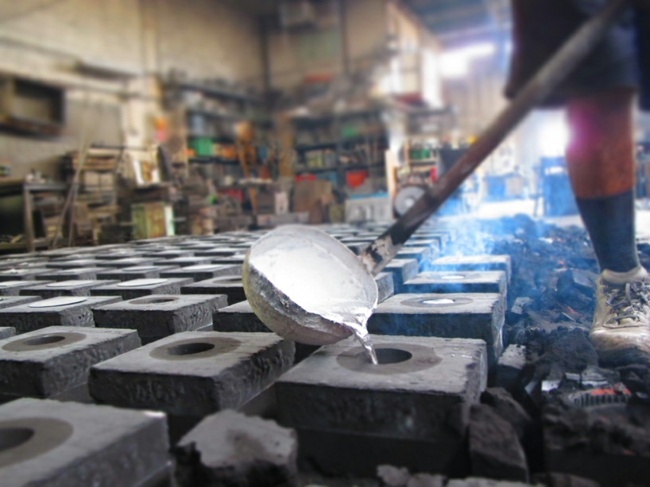 Metallram tillverkning av aluminiumgjutning