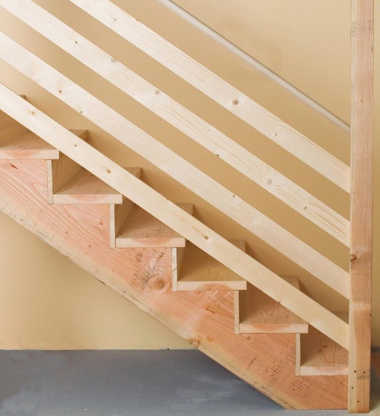 Trä trappor-bygga-räcke-instruktioner-lätt