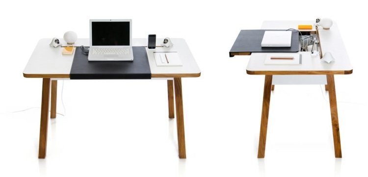 skrivbord hemmakontor multifunktionella utdragbara förvaringsmöbler