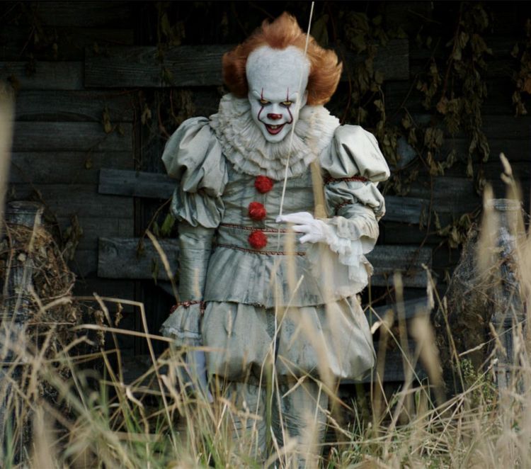 skräckdräkt pennywise filmer halloween idéer män barn clown