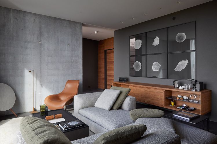 hotell med termalbad på Island utdöda vulkaner blå lagun välbefinnande design lyx natur hotellrum design möbler