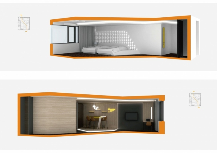 hotellrumsdesign indirekt belysning 3d projektidé lounge 17 inredning