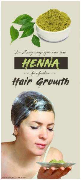 Henna Για ταχύτερη ανάπτυξη μαλλιών
