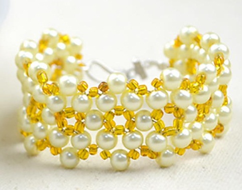 Βραχιόλι Sunshine Yellow Bead