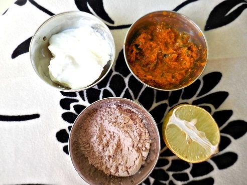 Marigold -jogurtti -kasvonaamio