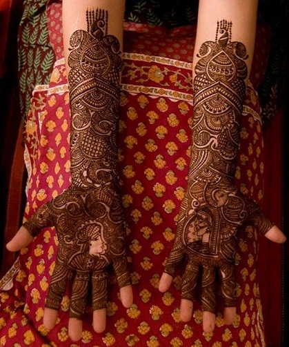 Ινδικά σχέδια Mehndi