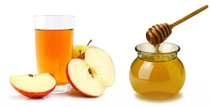 Ξύδι μήλου και μέλι για την πιτυρίδα