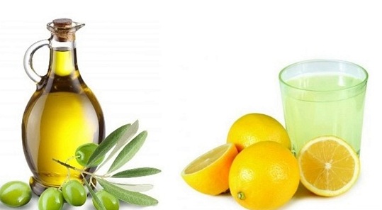 sitruuna ja oliiviöljy hilseen hoitoon