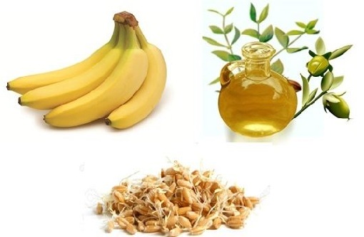 Banaani vehnänalkio kasvonaamio