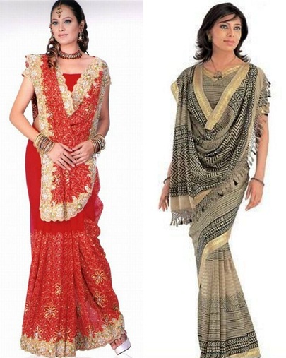 Μοναδικοί τρόποι να φορέσετε ένα saree 4