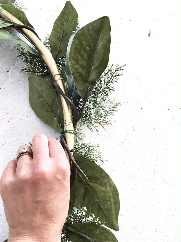 DIY dekoration hula hoop hoops dekorera gröna växter