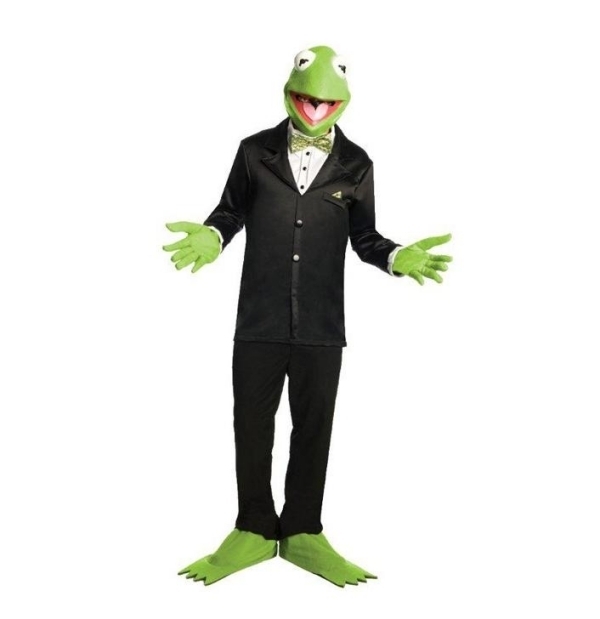 Karnevalsidéer-billiga tillbehör masker kostymer-komiska hjältar Kermit set