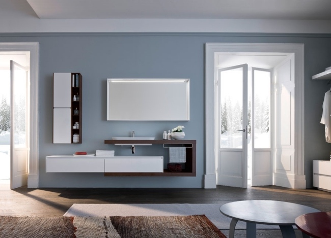 minimalistiska badrumslösningar-italienska designmöbler