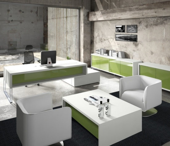 färg accent gräs grön designer kontorsmöbler idéer från ersa
