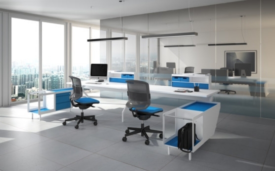 kontorsblå kontorsmöbeldesignidéer från ersa