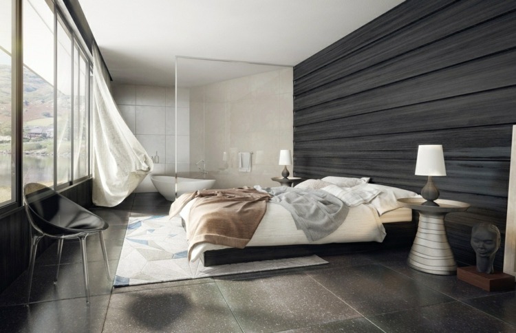 Idéer moderna väggdesign träpaneler