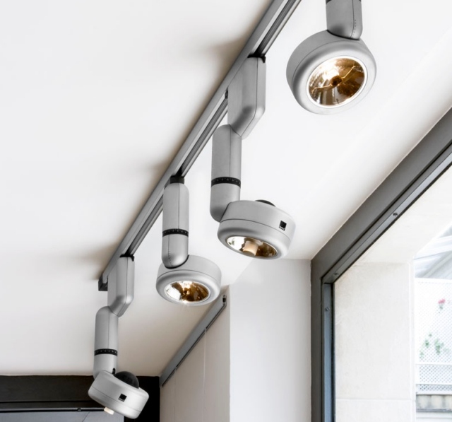 Hi-tech taklampa designidéer ljusgjutningskapsel Miguel Herranz