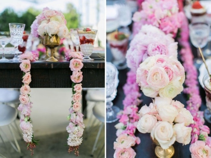 Idéer-till-brud-dusch-kransar-från-blommor-gör-själv-bord-dekorationer