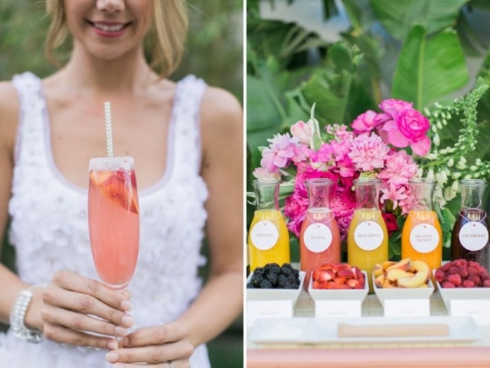 Idéer-för-brud-duschen-feminin-dekoration-snitt-blommor-färger-ombre