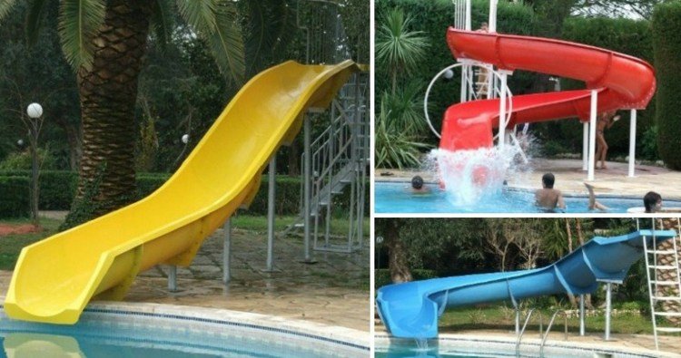 idéer-pool-design-rutschbana-roliga-vatten-rännor-artman-italiana-gul-blå-röd