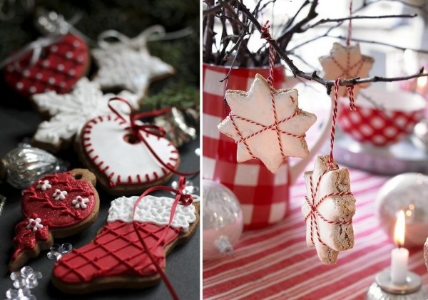 Dekorera kakor - nötig chokladlik dekoration till advent jul
