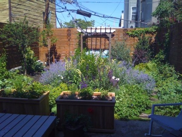 idéer för trädgårdsdesignomvandling av trädgården efteråt