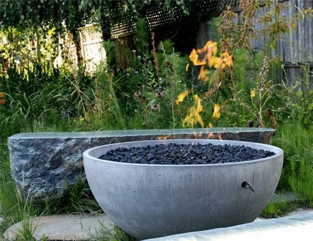 Brazier Coals Garden Design Exotiska växter Väljer idéer Tips