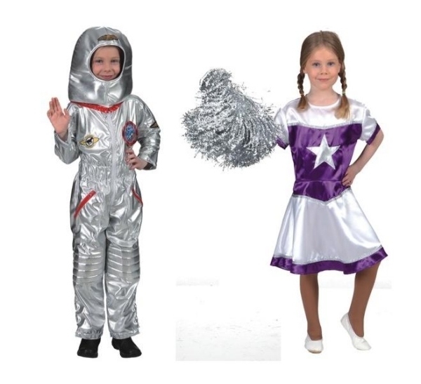 kosmonaut majorette flickor kläder karneval idéer