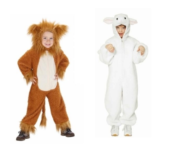 Djur lejon lamm Mardi Gras artiklar kostym idéer barn idéer