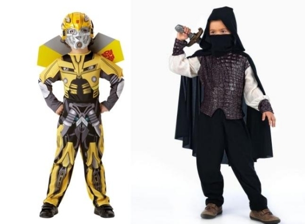 idéer kostymer karneval robot ninja svart svärd