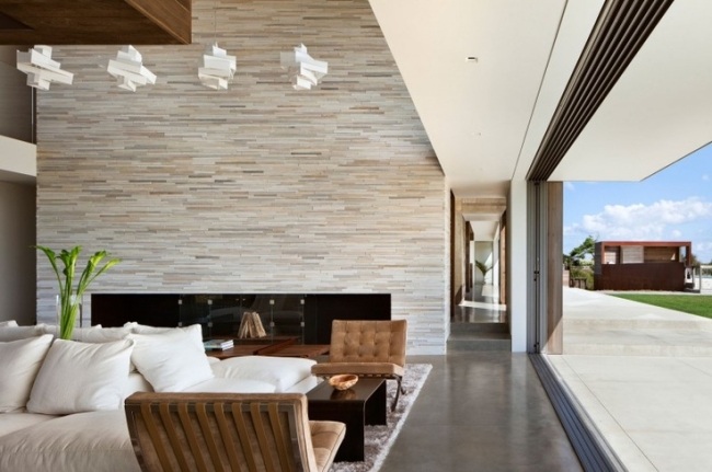 Hänglampor vit modern design vardagsrum terrass tillgång