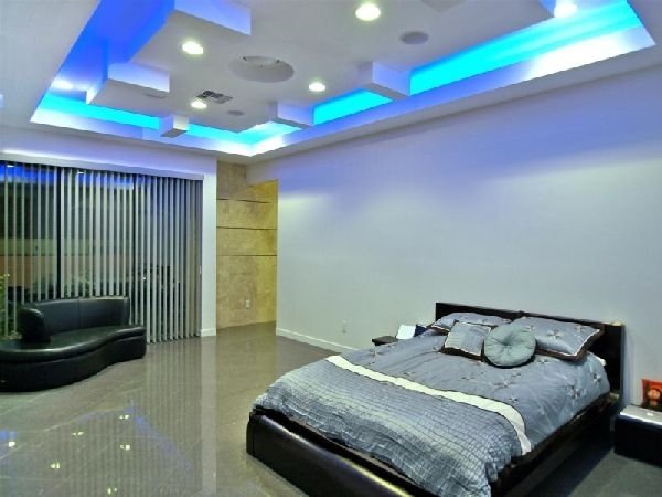 LED sovrum-indirekt belysning-undertak
