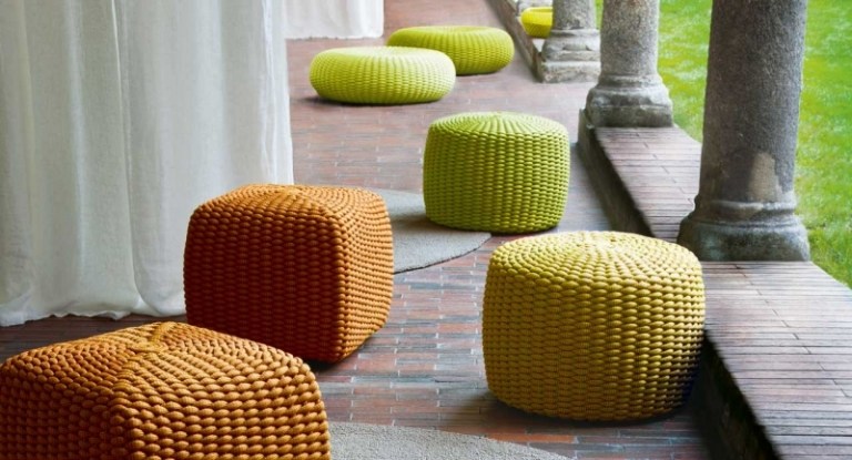 Idéer-terrassdesign-pall-bönsäck-handvävd